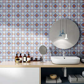 北欧式彩色浮雕花砖釉面包砖卫生间厨房阳台浴室背景墙砖瓷砖