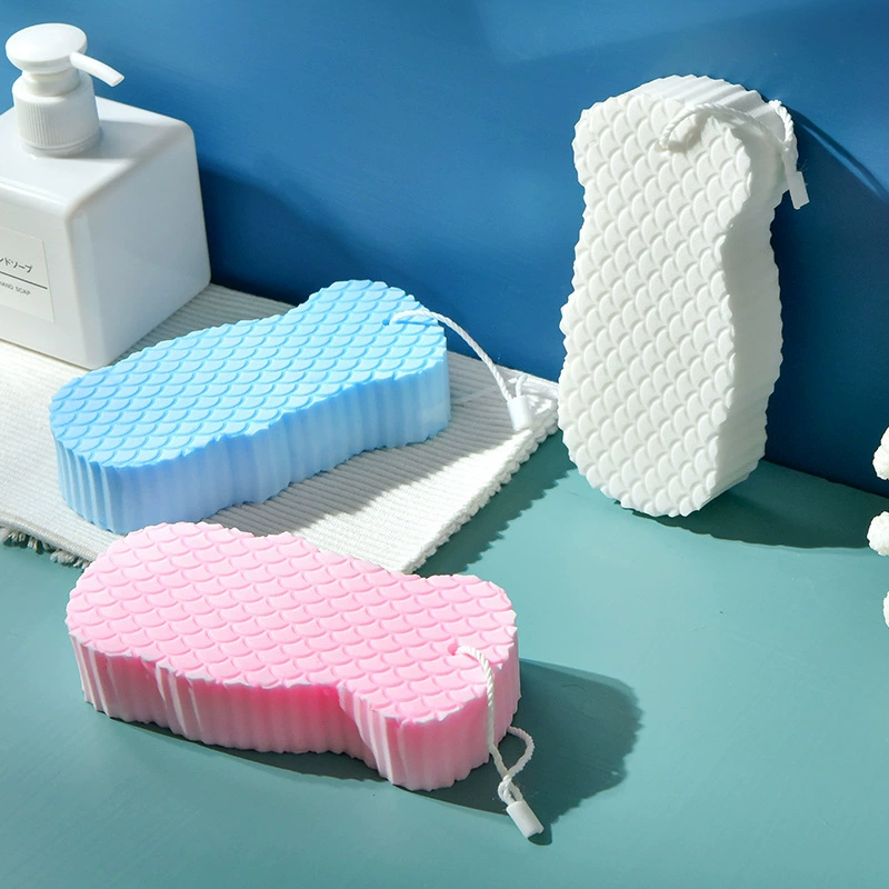 Children's Cartoon Bath Sponge, Soft 3D Sponge, Home Bathing, 14×6.5×6.5 cm