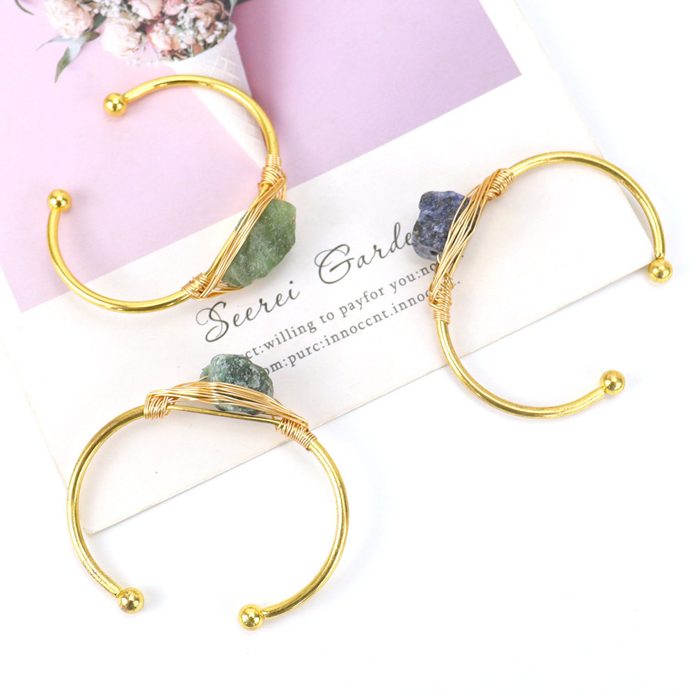 1 Piece Fashion Crystal Metal Plating Womenu0027S Bangle