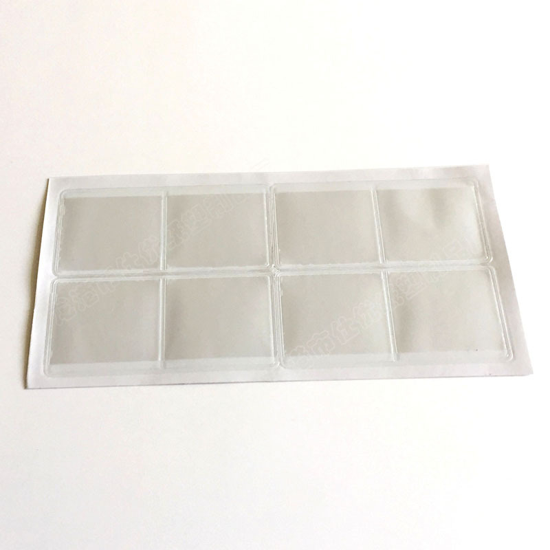 Procesamiento de todo tipo de bolsa adhesiva esmerilada textura transparente bolsa de etiqueta adhesiva impermeable cubierta de la tarjeta adhesiva al por mayor