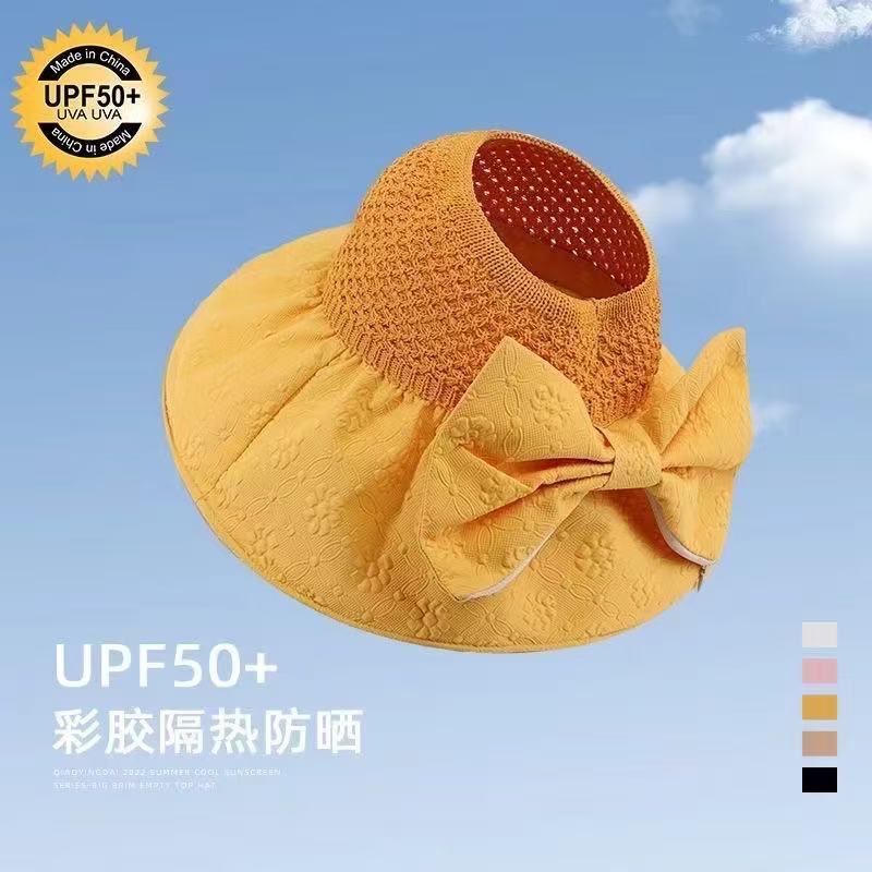 夏収納サンハット大きなつばビニール帽子抗 UV 漁師韓国スタイルの顔を覆う日焼け止め帽子ビーチハット|undefined