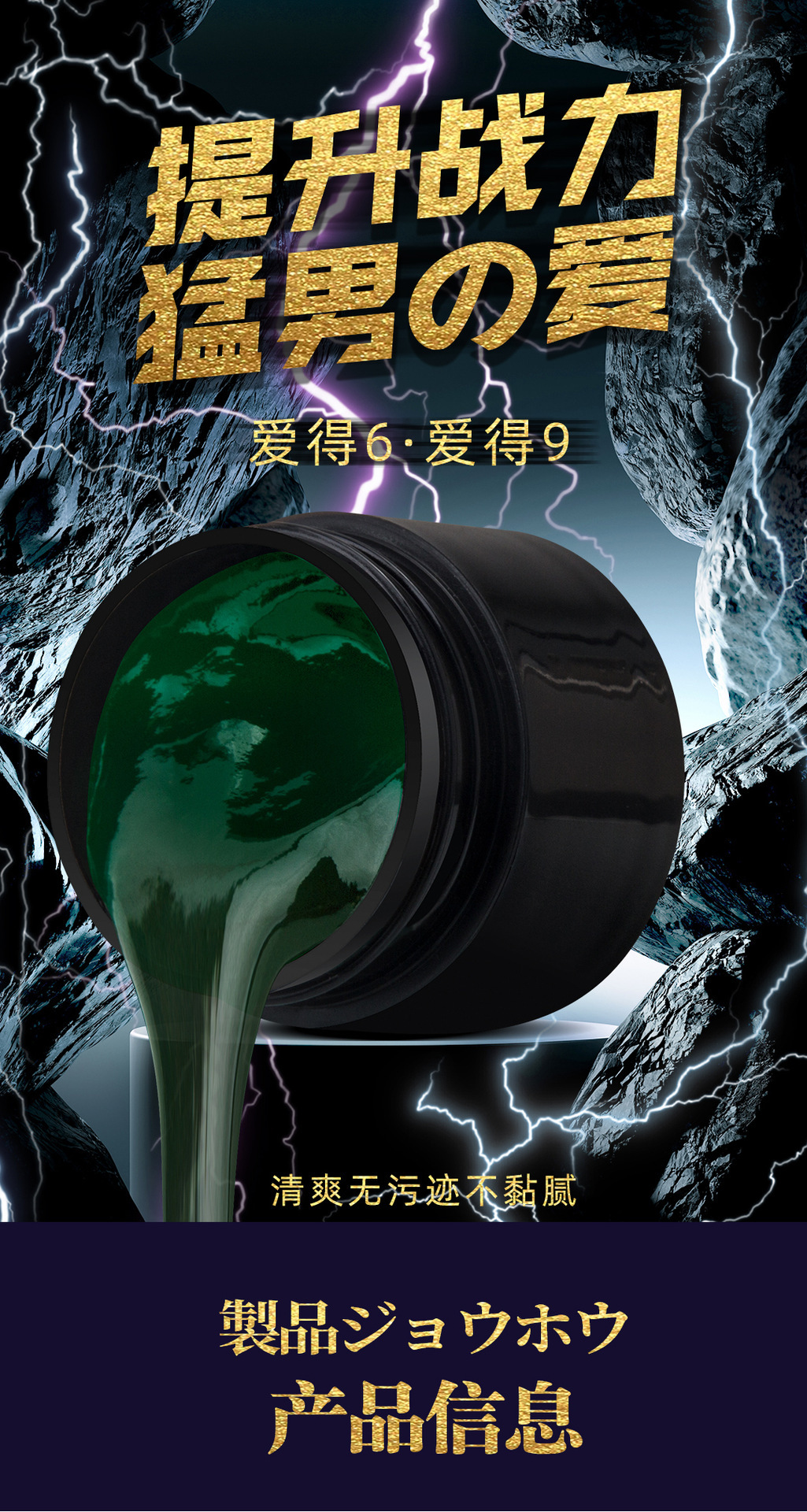 Bo Jin Sanggang Men’s Delay Ointment 60g Plant Extract Topical Formula — detail image 7
