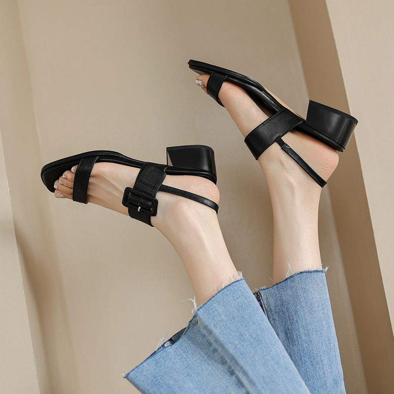 CHIKO Thordis Open Toe Block Heels Heeled Sandals