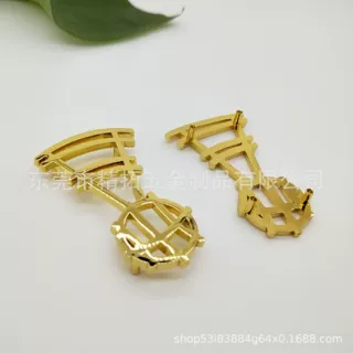 厂家定制金色标牌 镂空3D立体徽章 来图可定制 价格优惠