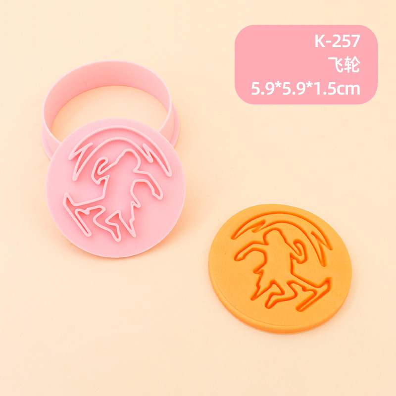 Juego de Moldes para Galletas 3D Personajes de Anime de Plástico para Repostería image 28