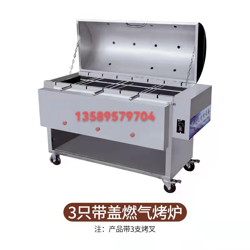 커버가있는 3 개의 가스 모델