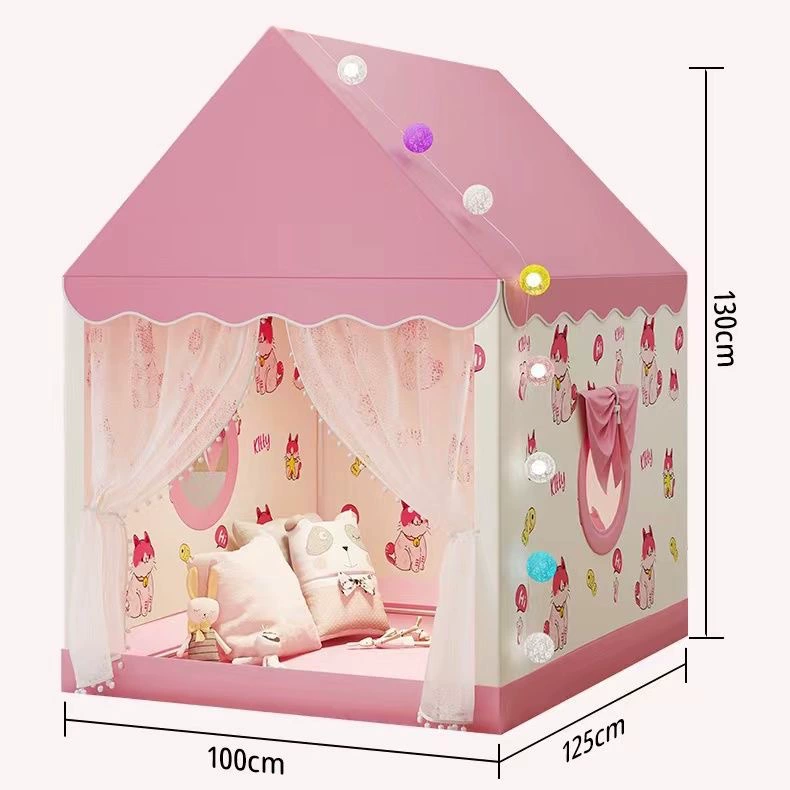 Cartoon tent, children's toy for princess, cat, playhouse, Birthday gift