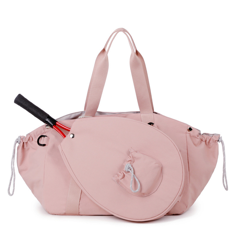 Bolsa de tenis transfronteriza, bolsa de entrenamiento deportivo, bolsa de acondicionamiento físico, bolsa de raqueta portátil de bádminton de gran capacidad, bolsa deportiva de separación seca y húmeda