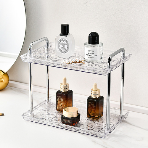 Desktop storage rack cup holder multi-layer perfume aromatherapy entryway bedroom dressing table cosmetics storage rack