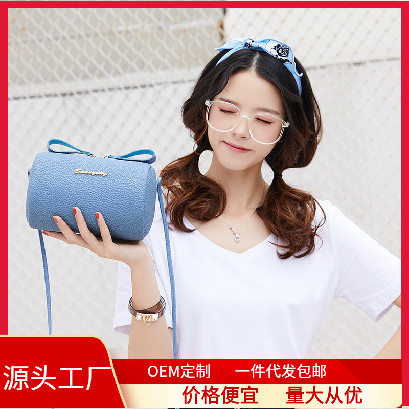 봄과 가을 새로운 한국 스타일 여성 가방 패션 베개 숄더백 크로스백 휴대폰 동전 지갑