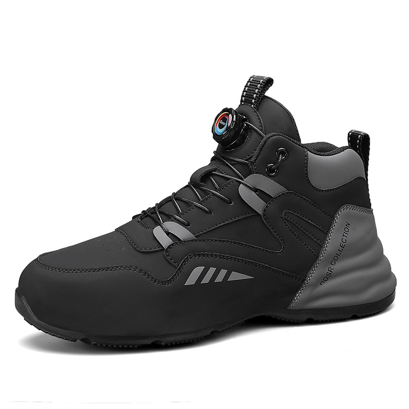 Zapatos de hombre de alto nivel, zapatos deportivos de invierno y otoño, botones giratorios de baloncesto, zapatos casuales para hombres.