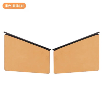 Embedded Rear Sunshade Curtain Sun: Car curtains - beige-front-row-main-and-auxiliary-2-windows-track-installation