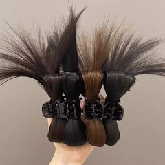 羽毛ダスター、羽根玉ヘアクリップ、新しいハーフタイヘアクリップ、ハイポニーテール、鶏の巣ヘアウィッグ、ホットガールヘッドギア卸売