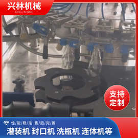玻璃瓶塑料瓶冲瓶机全自动翻转式洗瓶机 洗瓶机生产厂家喷淋