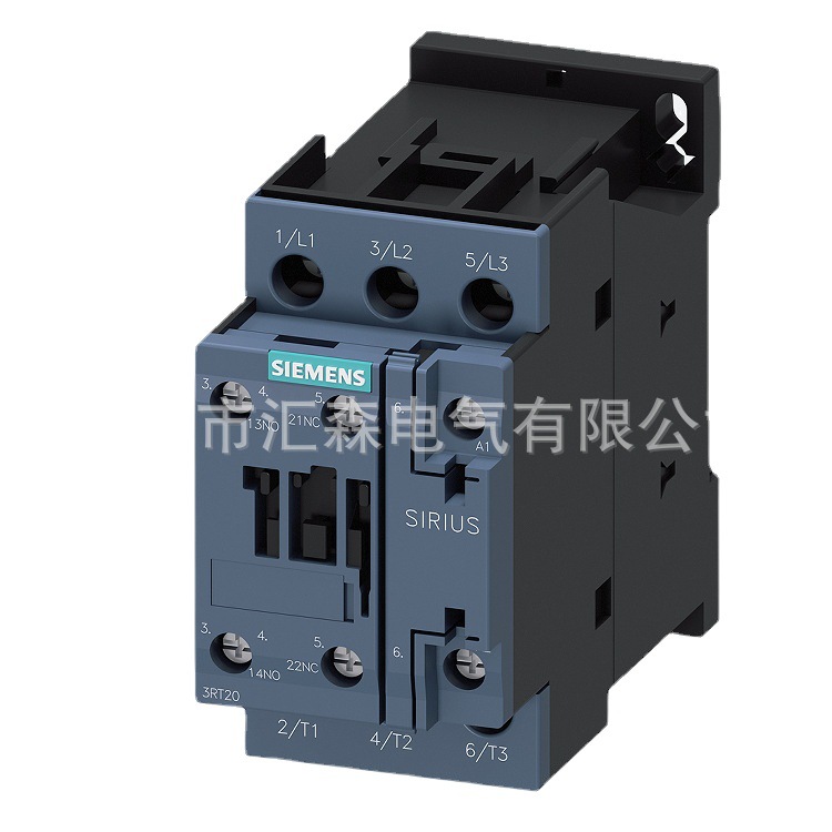 西门子 3RT2023-1AB00 3RT2系列接触器 3常开触点 24 V 交流线圈