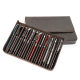 Crazy Horse Leather Pencil Case 12 Pack Handmade Magnetic Drawer Student Office Pen Storage Box in stock Wholesale