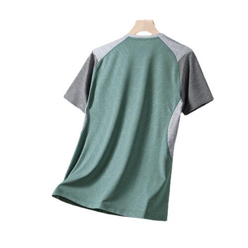 Sports quick-drying T-shirt men's ice silk short-sleeved suit summer thin top vest running clothes breathable half-sleeve