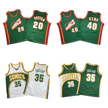 儿童篮球服批发超音速队20号佩顿35杜兰特40坎普球衣青少年运动衣