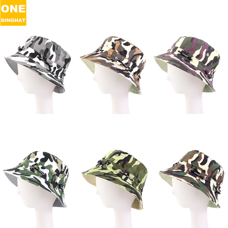 Summer travel climbing camouflage sun hat for men and women
