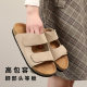 Birkenstock Shoes 2025 Women's New Summer Versatile Casual Outer Wear Flip-Flops Thick-Soled Birkenstock Sandals