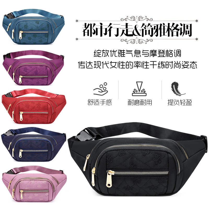 2022 nuevo bolso de cintura de moda de mujer de gran capacidad portátil cajero monedero versátil bolso de pecho multifuncional