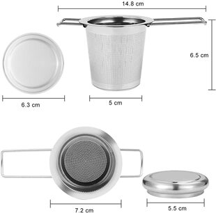Tea Leakage Tea Filter Tea Brewing Tea Artifact Tea Partition Tea Filter Cup Strainer Tea Bag Stainless Steel Filter Cup Mesh