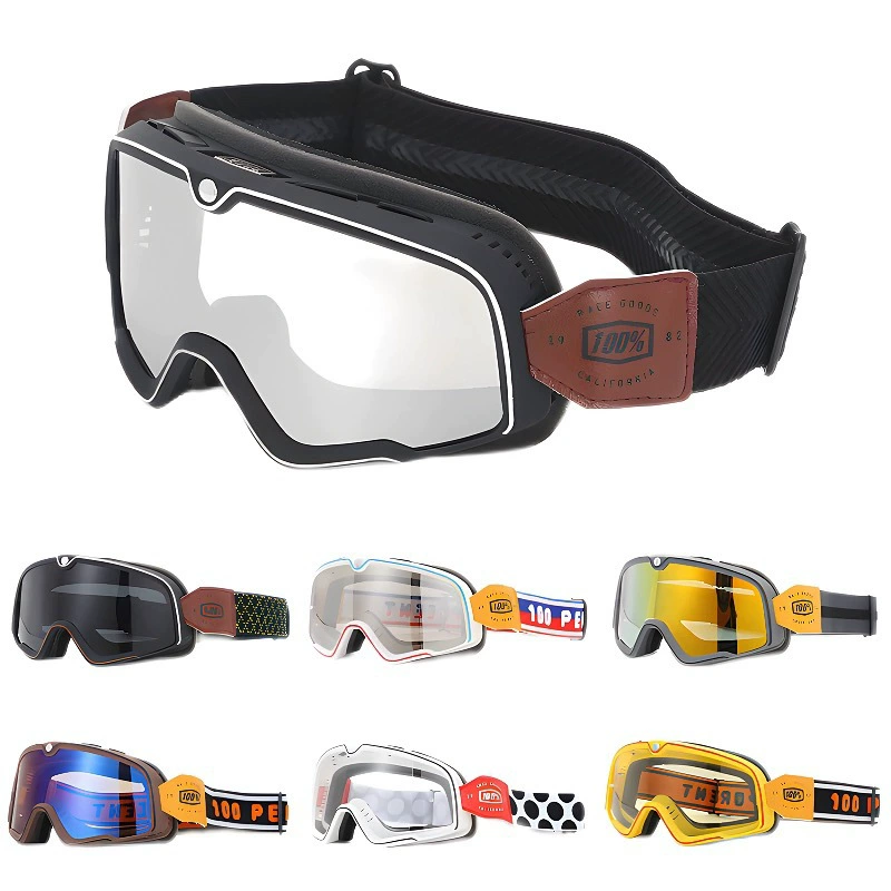 Retro protecting glasses, windproof helmet for cycling