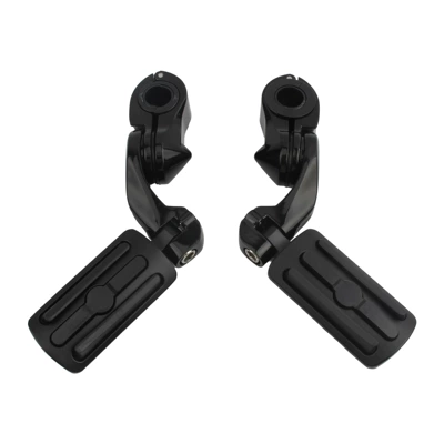 Version for Harley Road King | Motorcycle pedals - bracket-a-short-handle-pedal-d-4-black