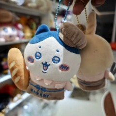可爱烘焙店员小八吉伊乌萨奇挂件毛绒玩具卡哇伊小挂饰