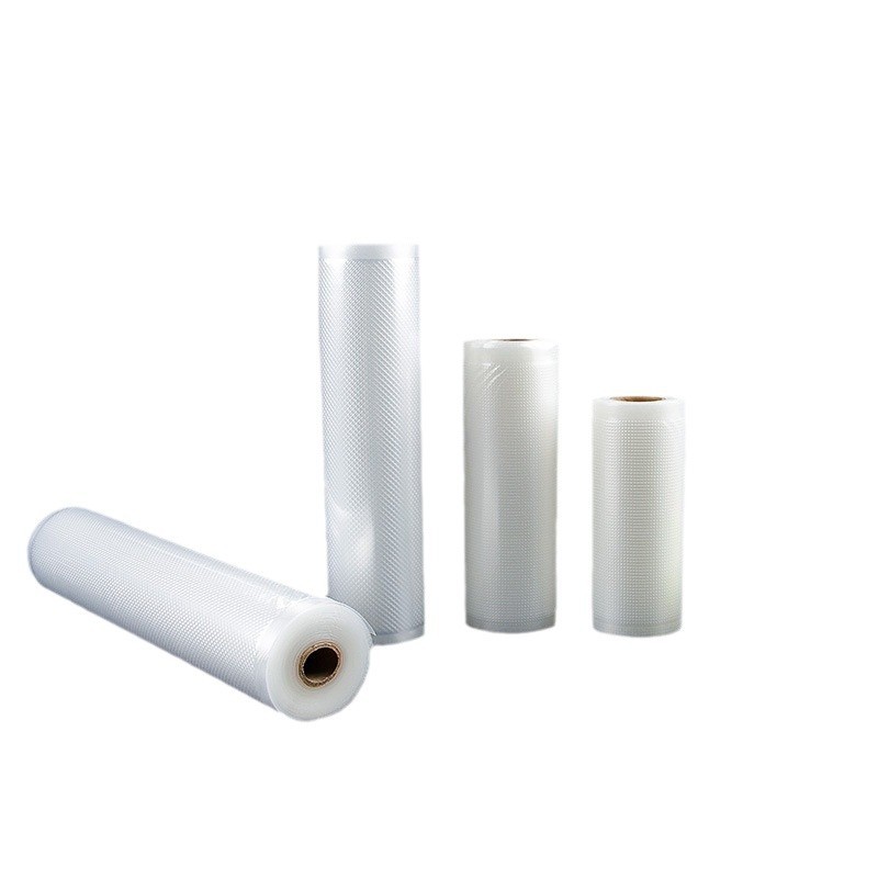 Línea de malla bolsa de alimentos al vacío con tornillo de tira línea de vacío máquina de compresión bolsa de embalaje de plástico para el hogar bolsa de sellado al vacío