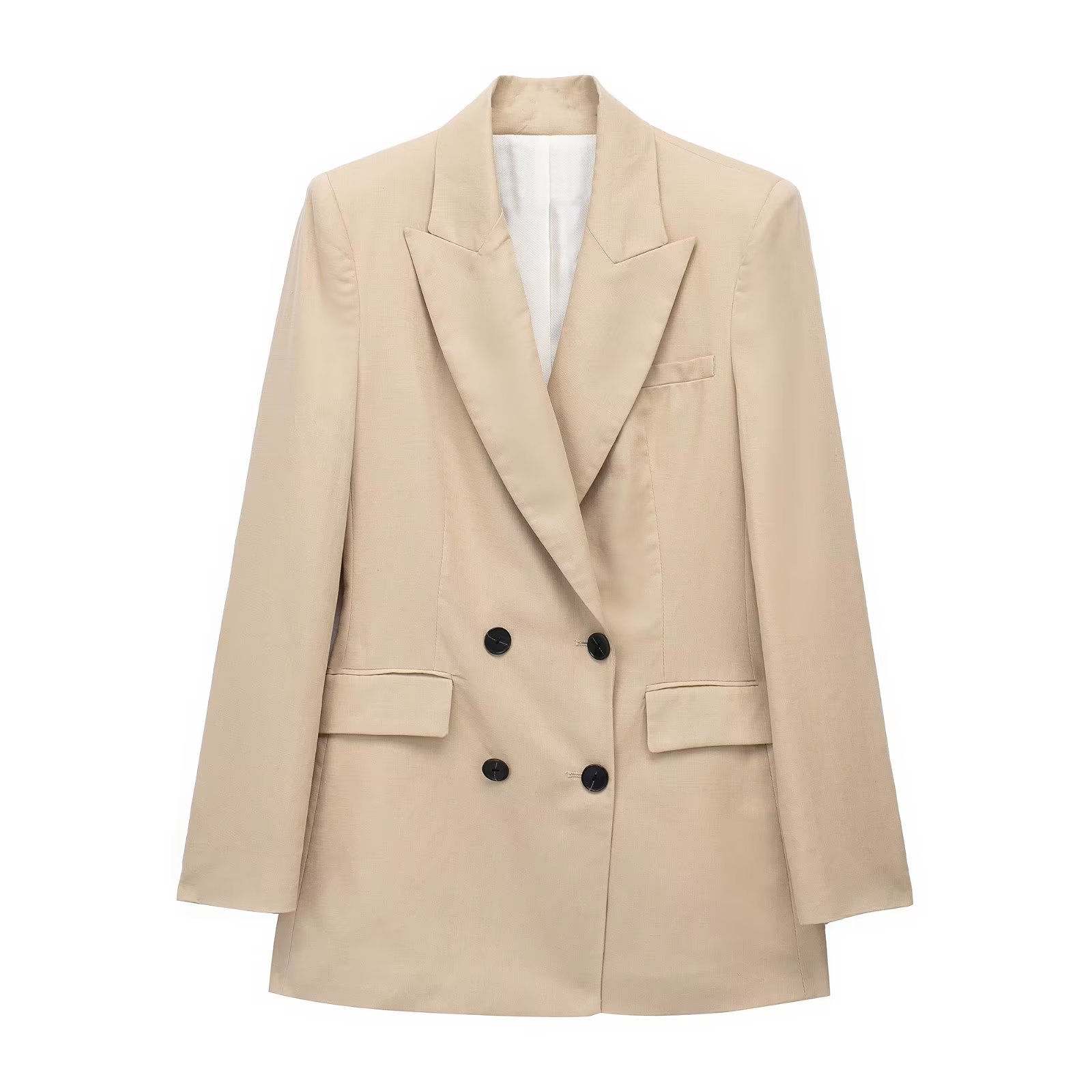 157g Weight Long Sleeve Sleeve Length Viscose fiber Fabric Type Pants Sets Sets Type 3 Pieces Set Quantity Daily Occasion Turndown Neckline Regular Fit Fit Type Solid Color Pattern Summer, Spring Season Women's Gender Business, Classic Style Style Women's Long Sleeve Blazers Business Classic Style Solid Color 87