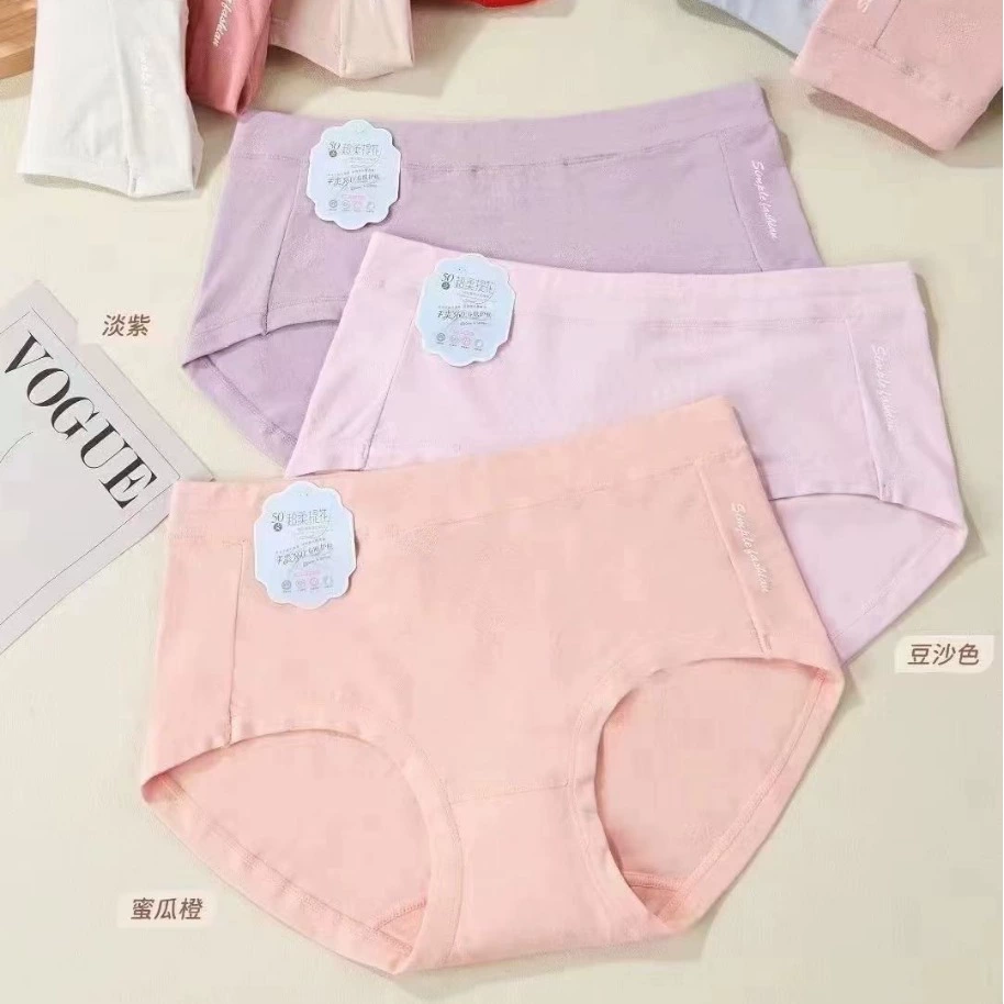 彤夫人 Pants, trousers, comfortable breathable underwear, mid rise