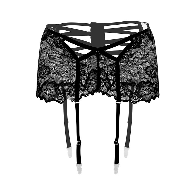 European and American Summer Ultra-Thin Lace Temptation Garters Sexy Transparent Women's Girdle Garters Can Be Matchinged with Sexy Suits