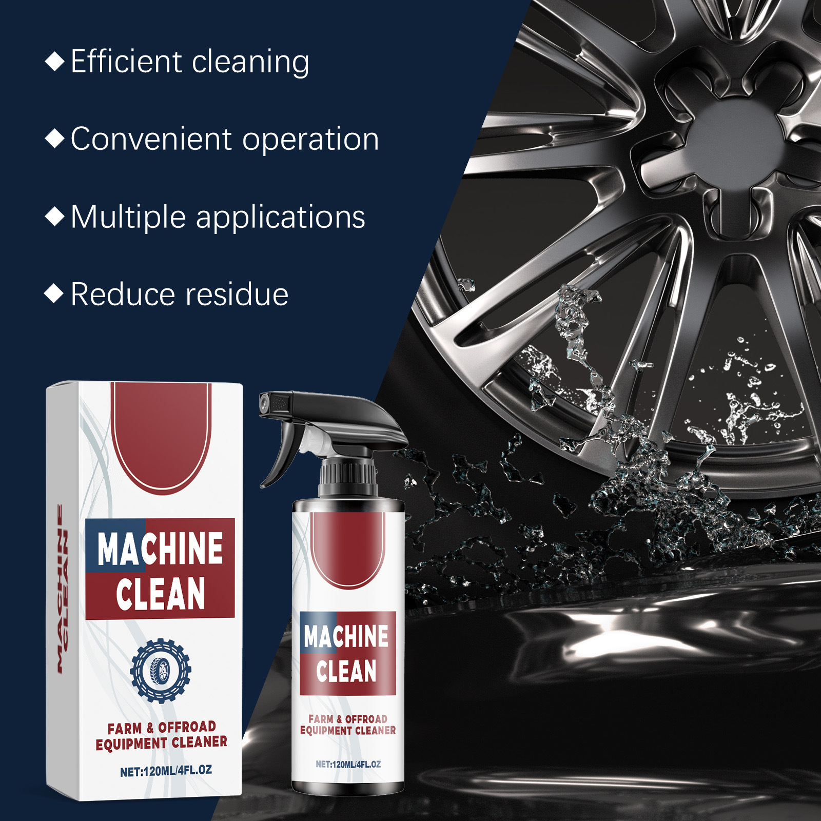 Car Tire Cleaner, Car Tire Cleaning and Maintenance, Decontamination and Descaling, Long-Lasting Tire Care Agent