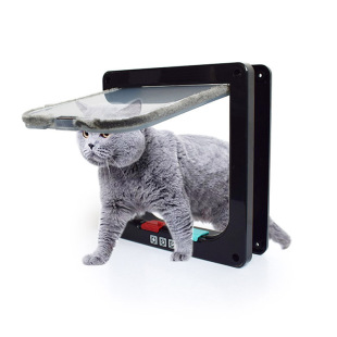 Dog Hole Pet Door Two-Way Cat Door Dog Door Safety Entry and Exit Door Decorative Accessories Plastic Door Channel Door and Window Hole