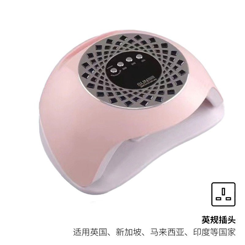 Lámpara de manicura de almacenamiento 268W de alta potencia UV + LED doble fuente de luz pegamento de manicura luz fototerapia inteligente transfronteriza