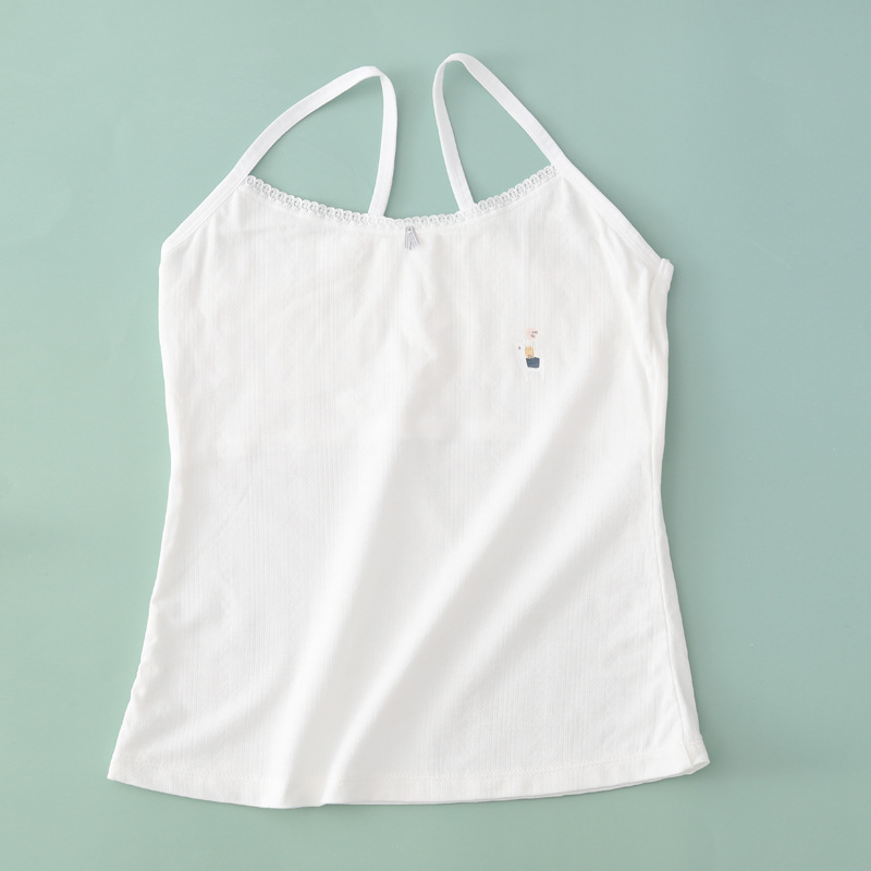 616 white spaghetti straps