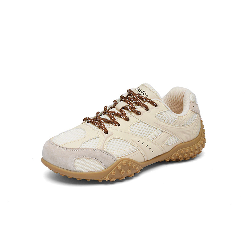 Zapatos de entrenamiento para mujeres 2025 nuevos zapatos casuales retro blanco de otoño zapatos de ballet de montaña