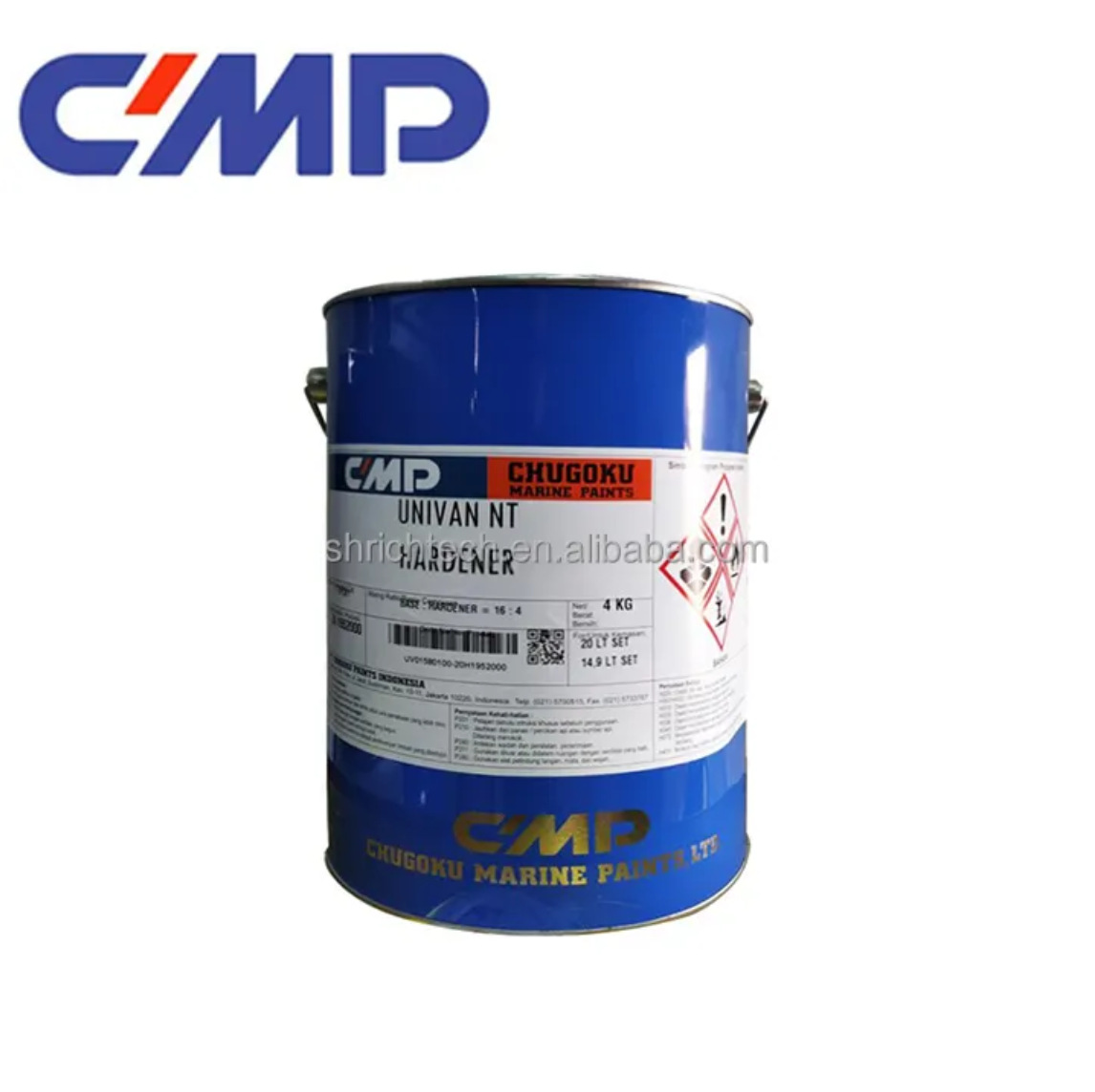 CMP 中涂油漆 CHUGOKU 醇酸中间漆 2500 EVAMARINE UNDERCOAT