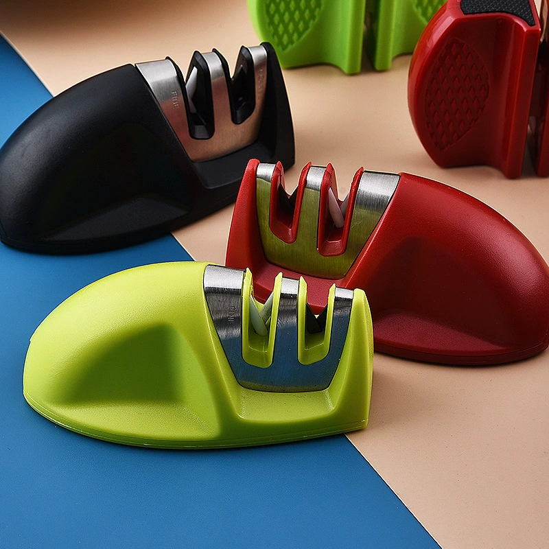 Creative Cartoon Mouse Cherry Blossom Whetstone Home Convenient Knife Sharpener Kitchen Knife Sharpener Scissors Mini Knife Sharpener