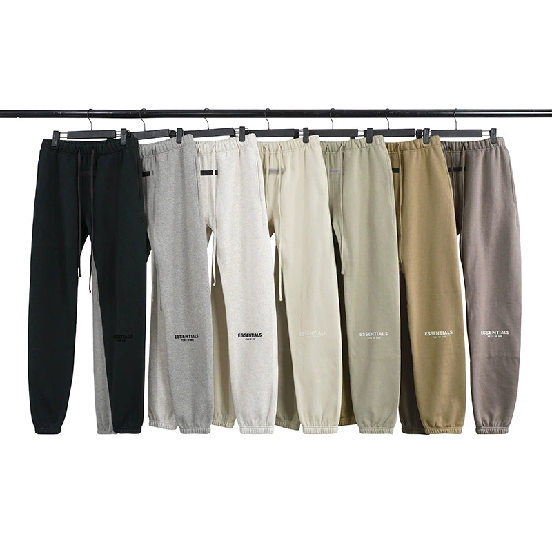 Многолинейные брюки FOG ESSENTIALS HHH с флокированием, повседневные свободные леггинсы в американском стиле, мужские и женские модные спортивные штаны