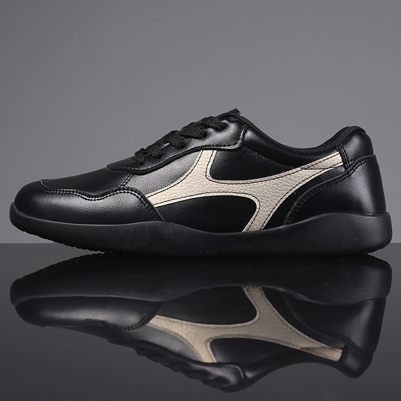 leather demi-season sneakers for martial arts for men and women