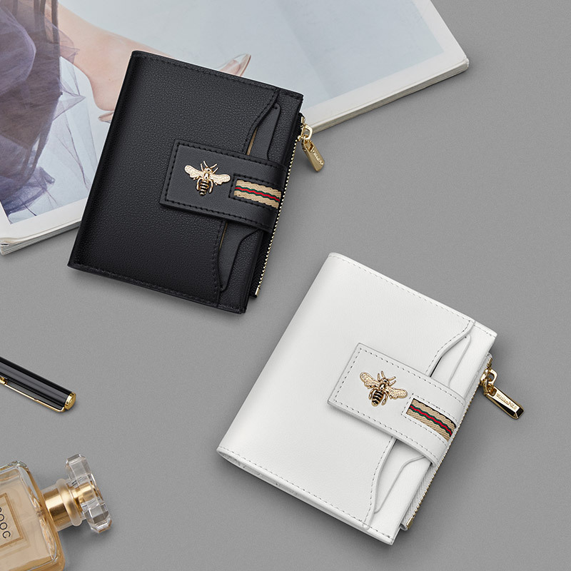 Paul Emperor Women's Short Wallet - Exquisite High-End Ultra-Thin Leather Purse With Multiple Card Slots, Mini Coin Purse For Women - Thumbnail 4