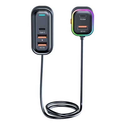 with rear charging five-port car | Mobil şarj cihazları
