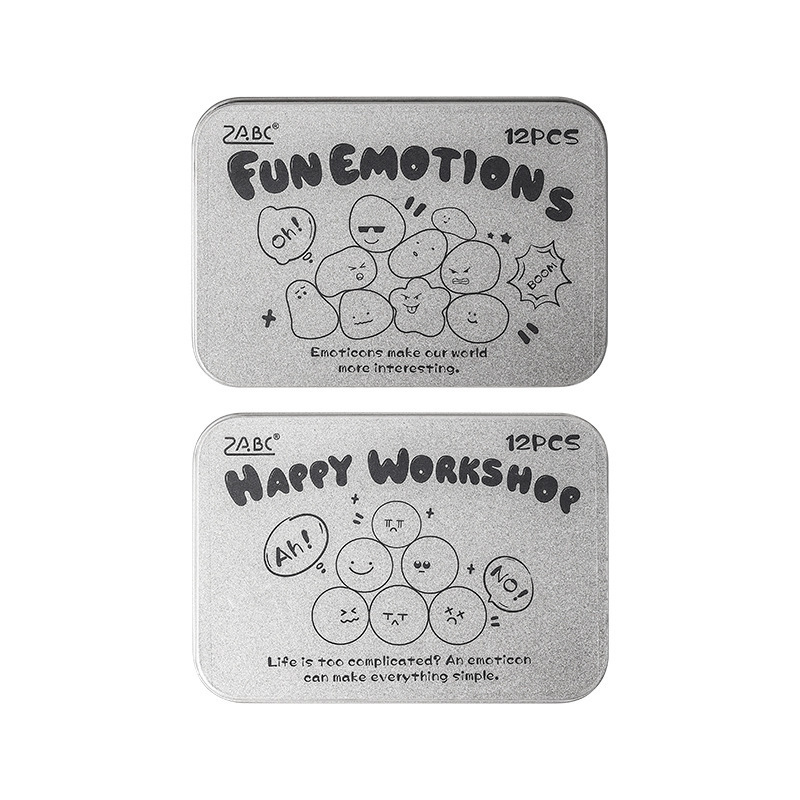 Yuezhen かわいい表現木製シールハンドブックシールクロスボーダー造園ブリキ箱木製スタンプハンドブックシール|undefined