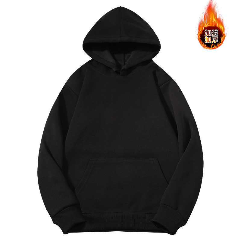 400g suéter con capucha de terciopelo de zorro plateado pesado más suéter con capucha suelto de terciopelo grueso para hombre suéter suelto de otoño e invierno