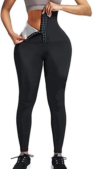 Pantalones Moldeadores Térmicos para Mujer de Nailon, Levanta Glúteos y Control de Abdomen para Deporte y Fitness