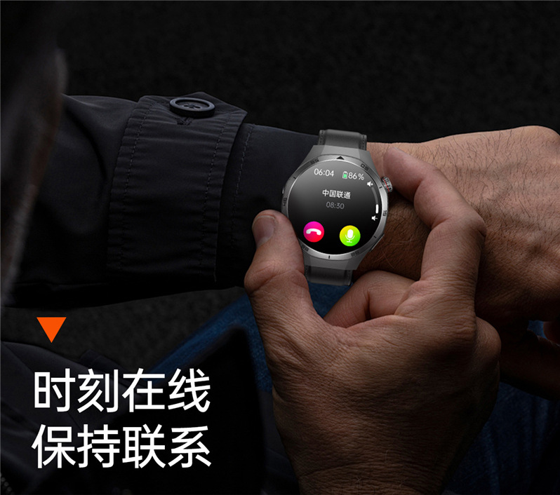 The 2025 new ET456 smartwatch features a 1.56 large AMOLED screen, ECG, Bluetooth call, heart rate and sleep mode undefined