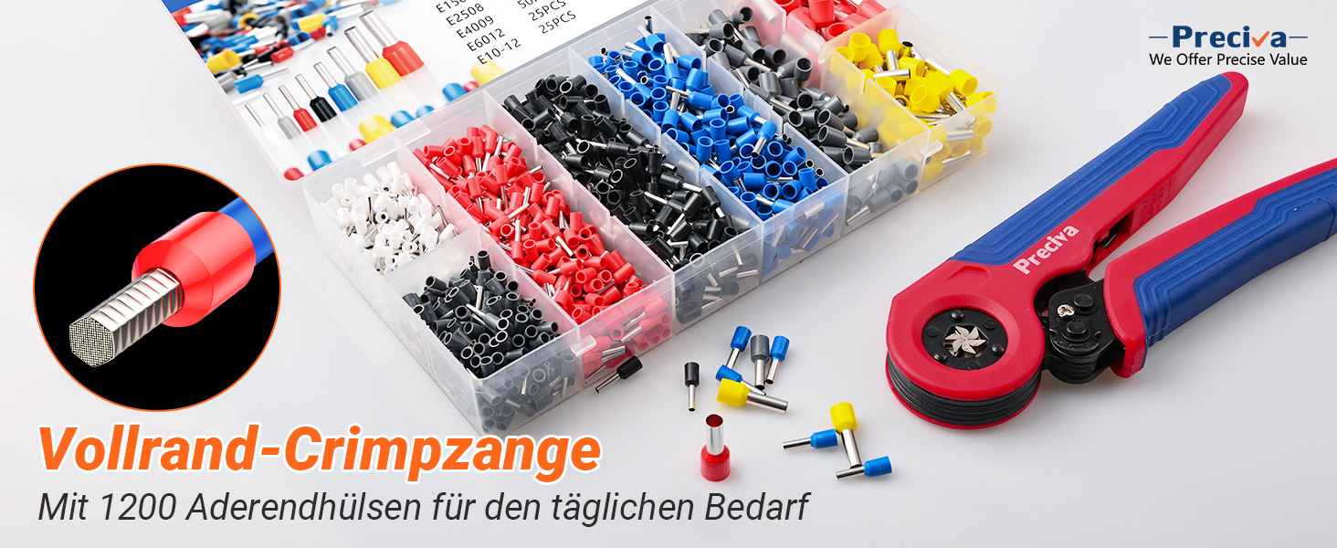 Crimpzangen Aderendhülsen Set