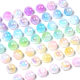 Plastic colorful gradient AB two-color magic beads diy jewelry beaded beads accessories manufacturers direct wholesale